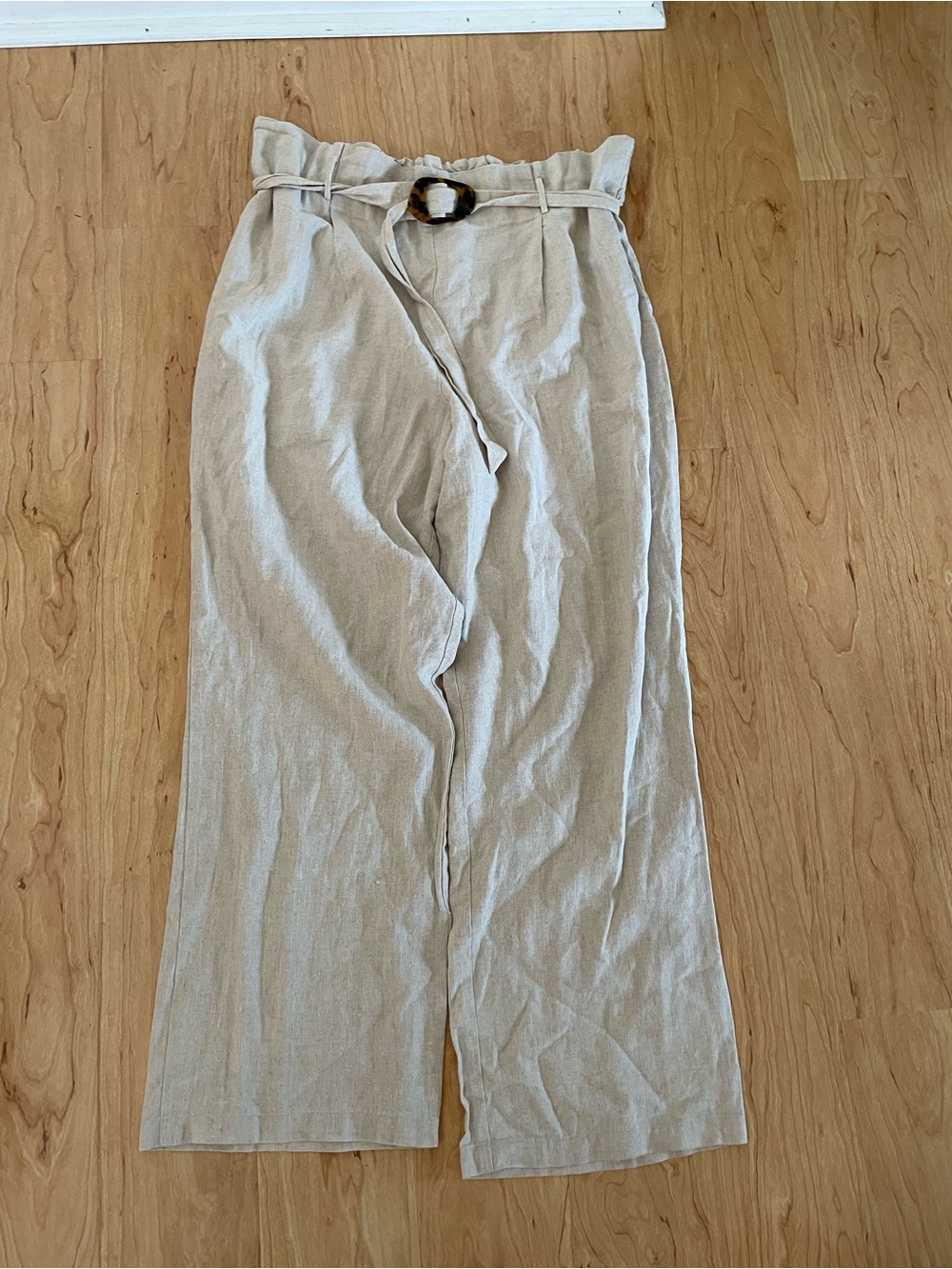 Cleo Linen Pants in Sand